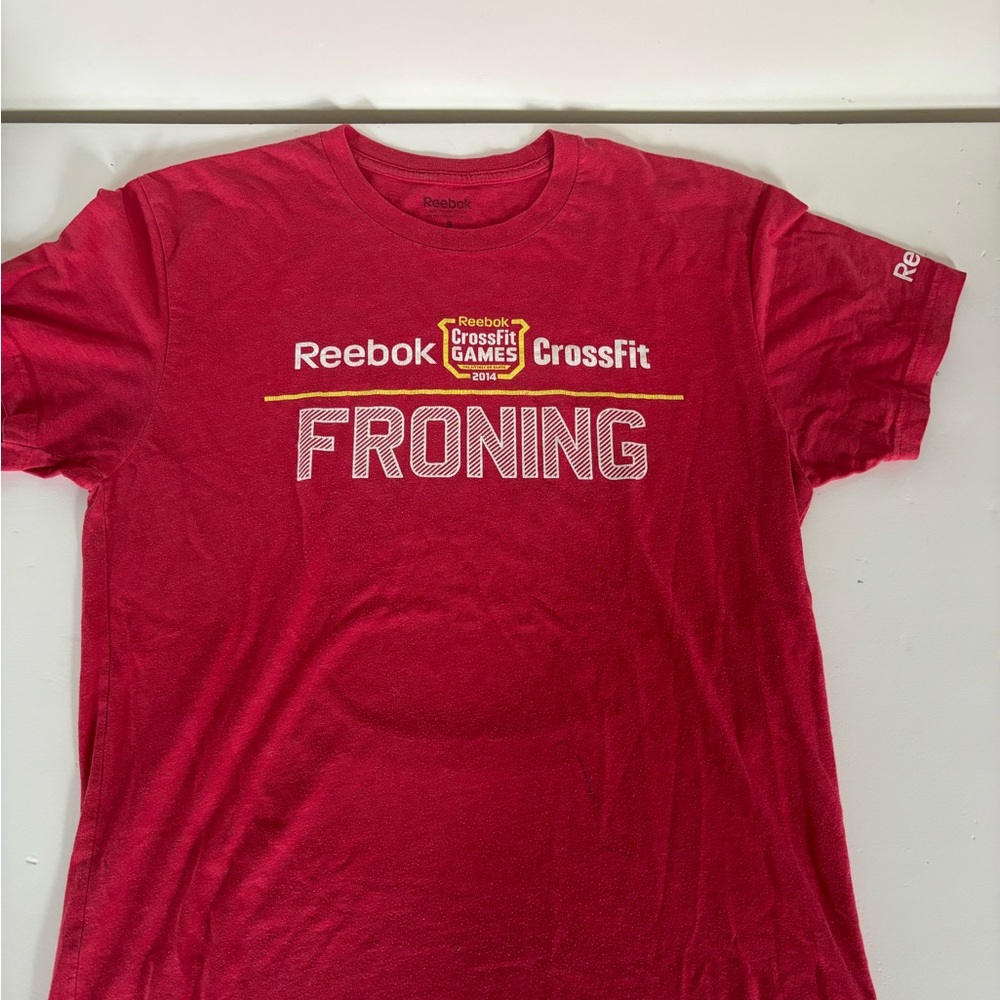Reebok Red CrossFit FRONING Graphic Tee
